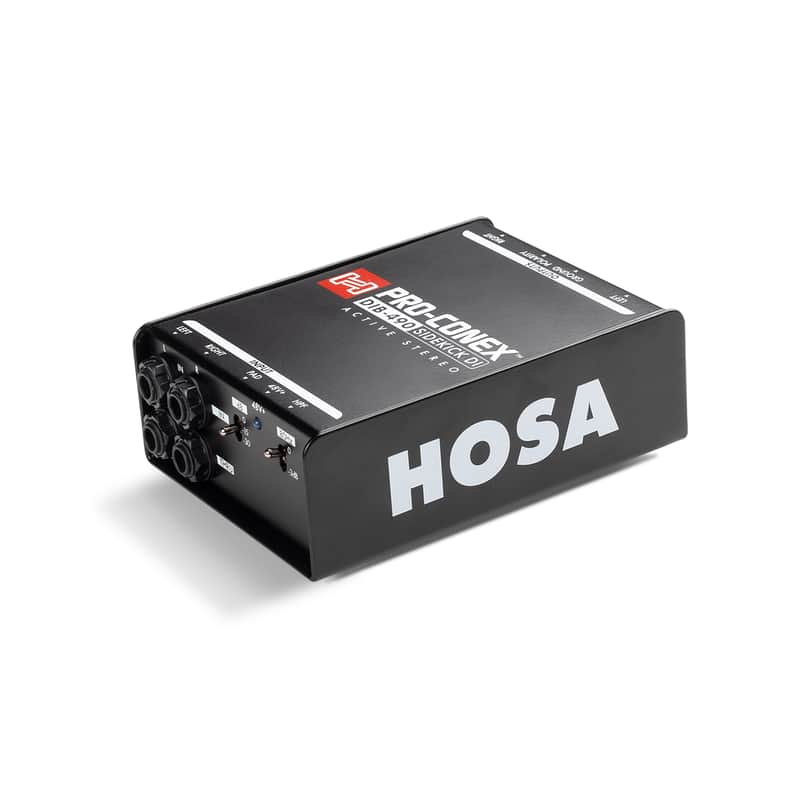 Hosa PRO-CONEX SIDEKICK Active Stereo DI Box image 1