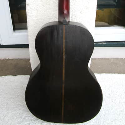 Stella Parlor Guitar, 1900's, Jersey City N.J. Restored, "Bluesmobile", Case image 8