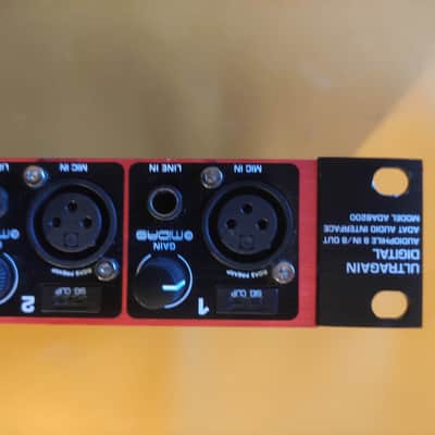 Behringer Ultragain Digital ADA8200 8-Channel Mic Preamp Black / Red image 7
