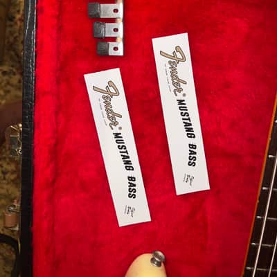 Fender Mustang Bass 1966 Olympic White image 14