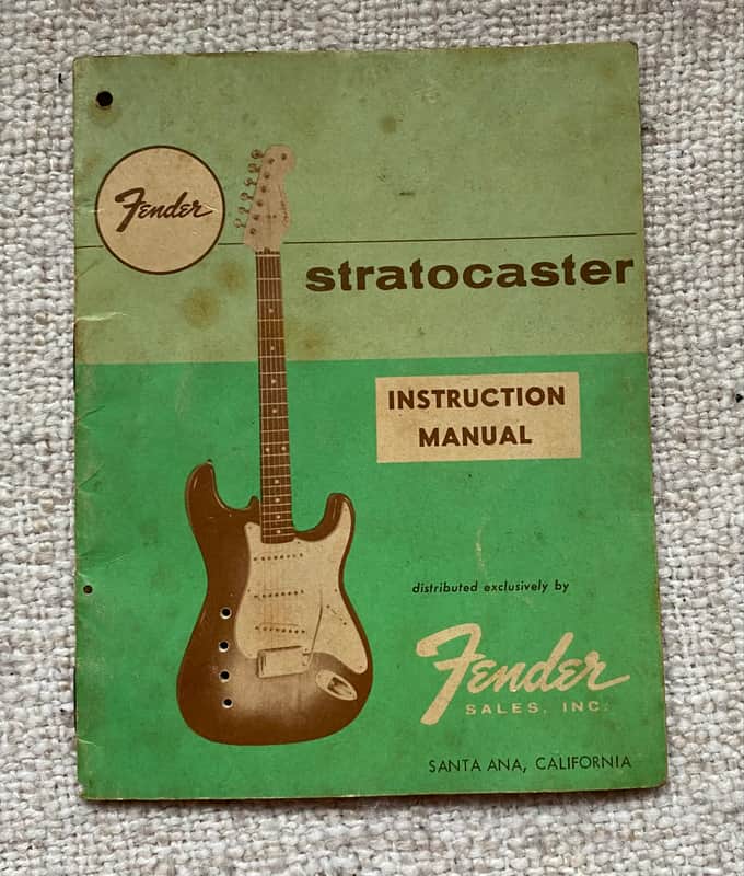 Fender Manual 1962/63 image 1