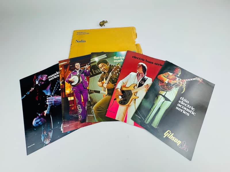 Gibson 5-Piece Brochure Pack — Original Dealer Literature 1975 image 1