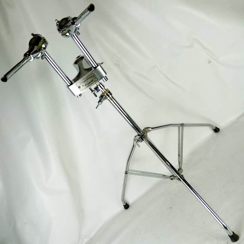 Slingerland SUPER Set-O-Matic Double Tom Drum Stand Mounts Holder Vintage #64/74 image 1