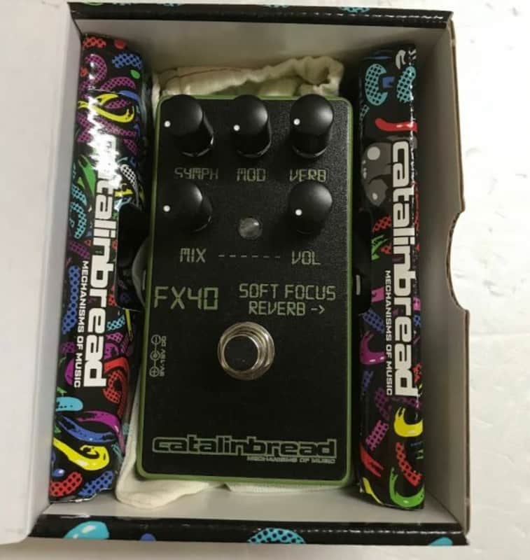 Catalinbread Soft Focus Reverb Sparkle Green Pedal w/ Original box & paperwork image 1