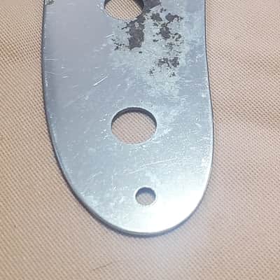 Fender Mustang Guitar Control Plate  - Chrome image 1