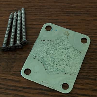 1966 Fender guitar neck plate Jazz Precision Mustang bass image 3