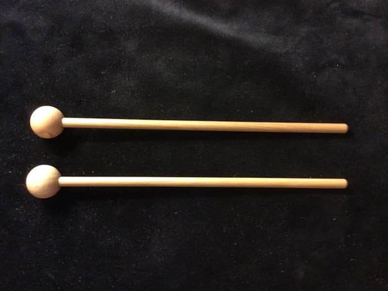 Rohema Percussion - Percussion Mallets Xtra-Hard Wooden Ball (Made In Germany) Pair image 1