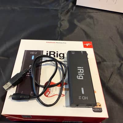 IK Multimedia iRig HD 2 Mobile USB Guitar Interface 2010s - Black image 3