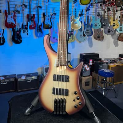 Ibanez Bass Workshop EHB600 Electric Bass Guitar - Charred Champagne Burst Matte, Free Plek! 505 image 4