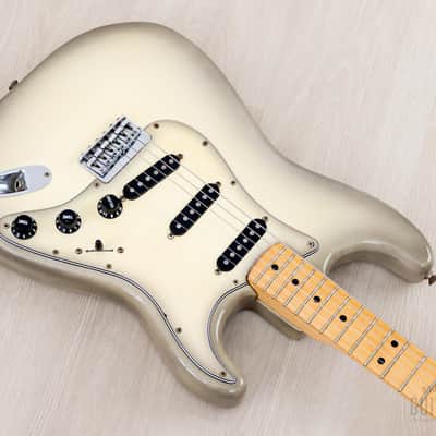 1980 Fender Stratocaster Hardtail Vintage Guitar Antigua, Near-Mint w/ Case image 9