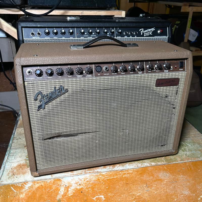 2000s Fender Acoustasonic Junior Jr 80w (40x2) Acoustic Guitar Mini PA Amplifier image 1