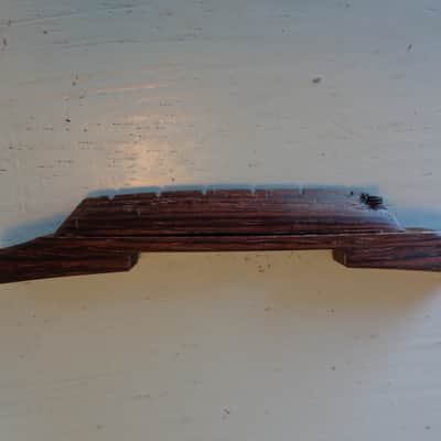 Archtop Guitar Bridge - Low Profile - Vintage Kay Harmony Airline - Rosewood image 1