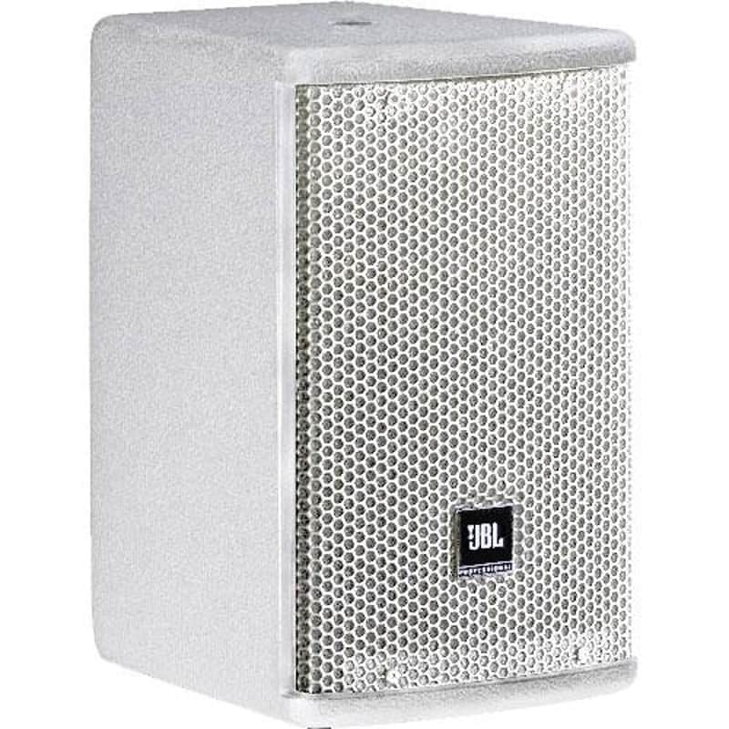 JBL AC15 Ultra Compact 2-Way Loudspeaker with 1 x 5.25 LF White SINGLE UNIT image 1