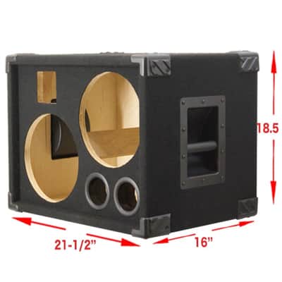 2X10 bass gutar speaker empty cabinet, black carpet 100% US MADE image 2