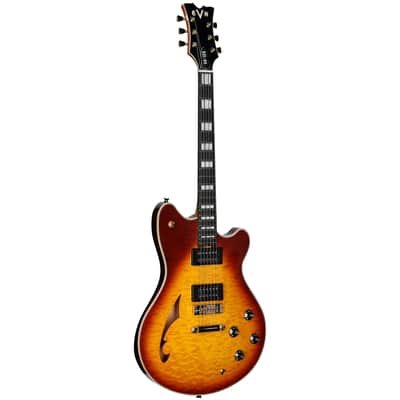 EVH Eddie Van Halen SA-126 Special Quilted Maple Electric Guitar (with Case), Tobacco Burst, Tobacco Burst image 2