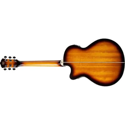 Washburn EA15ATB Festival Series Mini Jumbo Cutaway Body Flame Maple Top Mahogany Neck 6-String Acoustic-Electric Guitar image 6