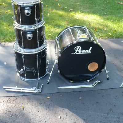 1999 Pearl Export Select Ebony Mist Rare- Mahogany/Poplar/Birch Shells image 12