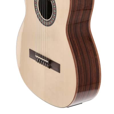Manuel Rodriguez Exotica EX-SS-EA Santos Rosewood/Spruce 4/4 Gloss E-Acoustic (ES-SS-EA) image 5