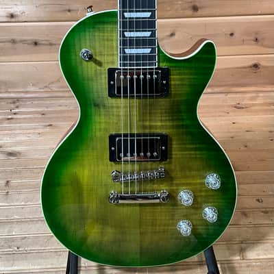 Epiphone Les Paul Custom Figured Electric Guitar - Iguana Burst image 1