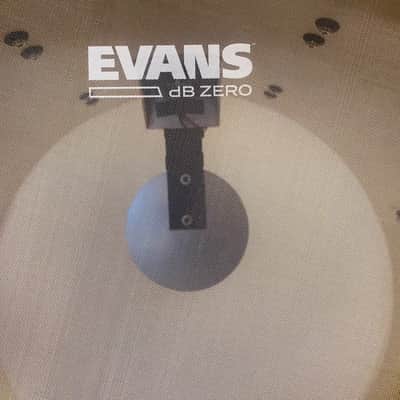20” Lemon Black Sparkle Bass Kick Drum Trigger Pad for Roland Alesis Evans Head image 6
