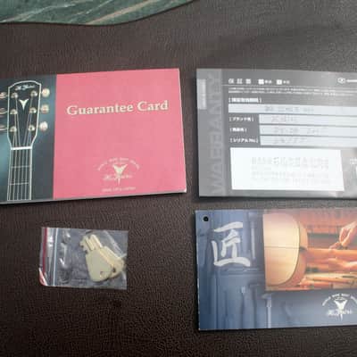 2007 Yairi DY-28 All Solid Guitar Natural+Deluxe Yairi hard case, Warranty Card and more image 20