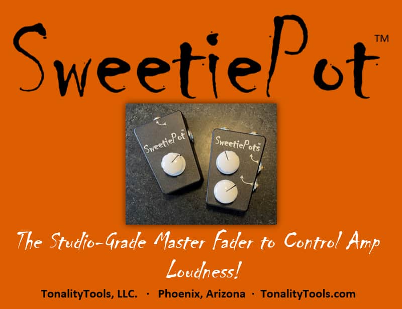 SweetiePots (Stereo Version) Studio-Grade Master Volume Control for Pedals & Amp image 1