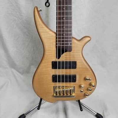 Tune TWB-5T FM 2005 5-String Electric Bass Natural Bartolini etc image 3