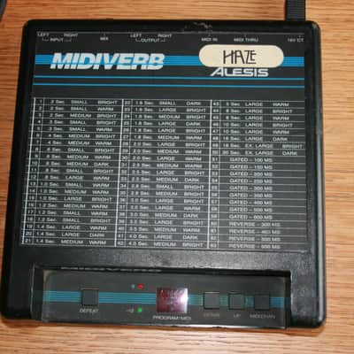 Alesis Midiverb Desktop Reverb Unit 1986 - 1987 - Black Bild 3