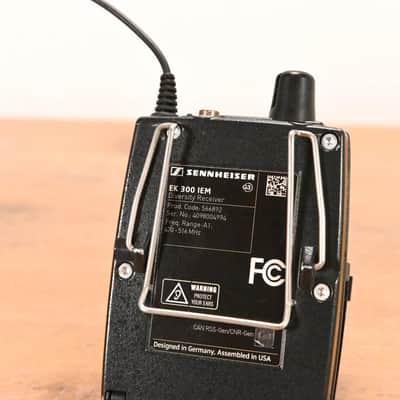 Sennheiser ew 300 IEM G3 Wireless IEM System - A1 Range NO POWER SUPPLY CG01ZVY image 15