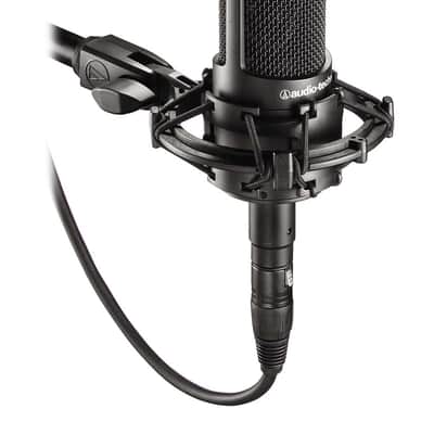 Audio Technica AT2035 Side Address Cardioid Condenser Studio Microphone/Mic+Case