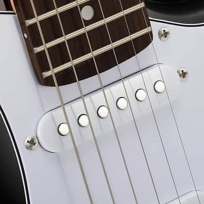 39 Inch Left Handed Electric Guitar Kit Bundle Black, Starter Pack with Accessories image 3