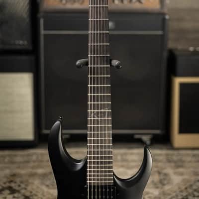Ibanez K7YIN James "Munky" Shaffer Signature 7-String Electric Guitar - Matte Black with Gig Bag image 4