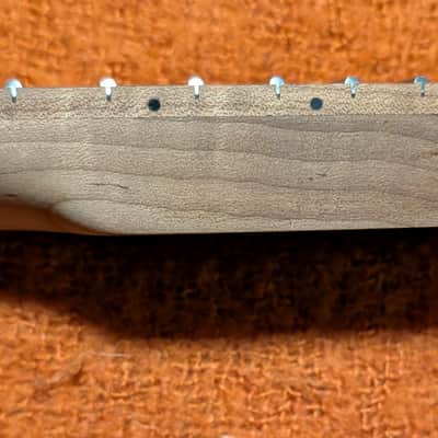 Warmoth Roasted Flame Maple Strat Neck w/Stainless image 6