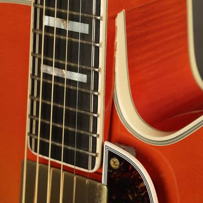 1988 Guild Artist Award in RARE Orange Sunburst w/ flame maple back + sides image 10