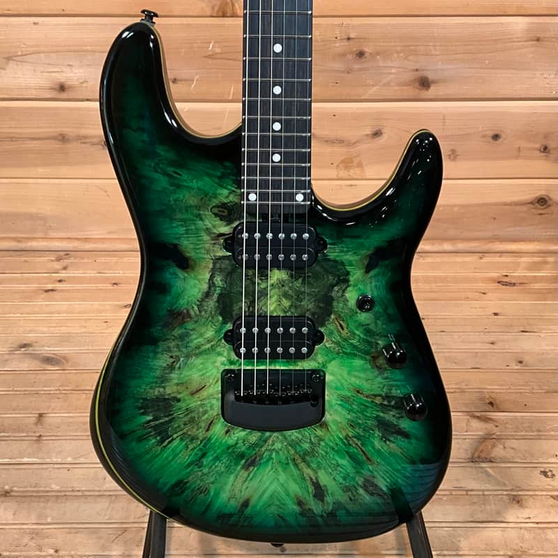 Ernie Ball Music Man Jason Richardson Cutlass Electric Guitar - Kokiri Green image 1