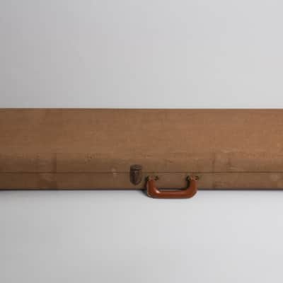 Fender  Jazzmaster Solid Body Electric Guitar (1960), ser. #54866, original brown tolex hard shell case. image 11