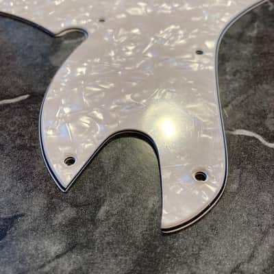 White Pearloid 4 Ply Pickguard for Squier '51 Vintage Modified 2013-2017 Made In USA by WD image 4