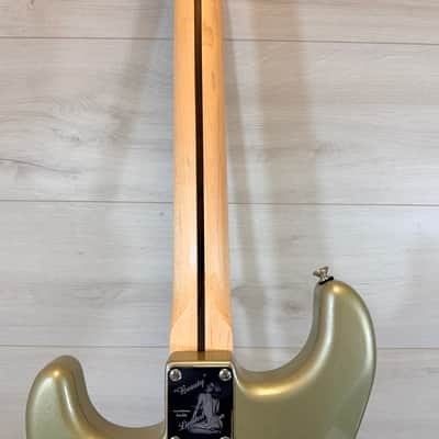 Unknown Custom S-Type Electric Guitar Champagne Metallic | Mighty Mite Robert Cray Neck | Lace Sensor Burgundy Pickups | DiMarzio DP226 Billy Corgan Bridge image 10