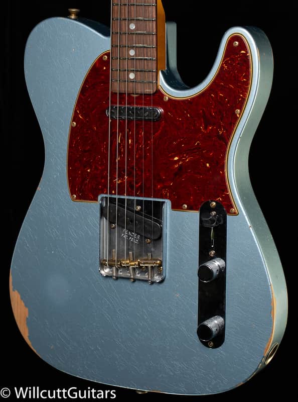 Fender Custom Shop 1964 Telecaster Relic Aged Ice Blue Metallic (683) image 1