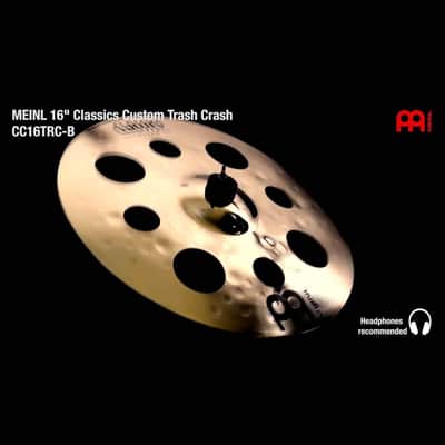 Meinl Classics Custom Trash Crash Cymbal 16" image 2