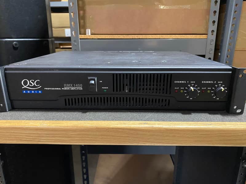 QSC RMX850a Power Amplifier (300 W per Channel) - Used image 1