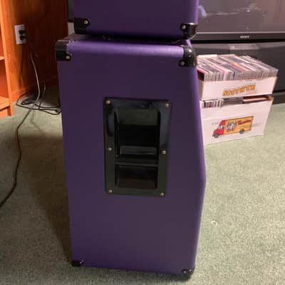 Special Limited Edition Marshall MG100FX/MG412A Slant Purple Half Stack image 4