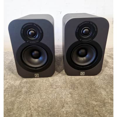 Q Acoustics 3010 HI-FI Speaker Pair - Black HI-FI Speakers - Compact Design - Excellent w/ & tags imagen 12