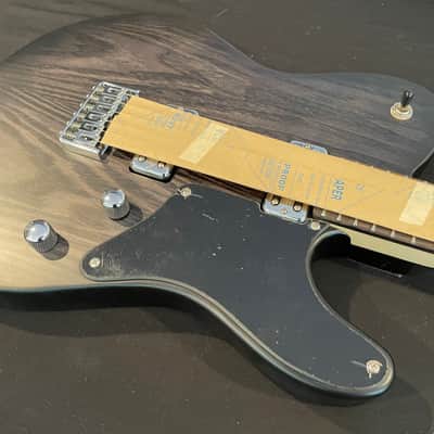 IYV ITA-450 SB Satin Black Tele Style w/ Twin Humbuckers image 3