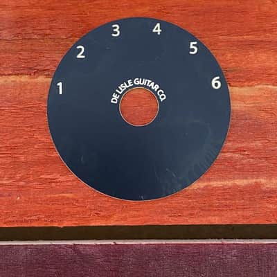 Real Life Relics De Lisle Guitar Co  Aged Black Varitone Selector Ring    [CC3] image 2