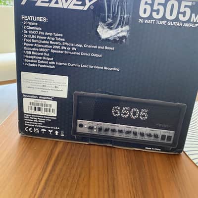Peavey 6505 MH "Mini Head" 2-Channel 20-Watt Guitar Amp Head 2015 - Present - Black image 3