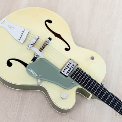 1958 Gretsch 6125 Single Anniversary Smoke Green w/ Trestle Bracing, PAF FilterTron, Tone Twister Vibrato & Case image 10
