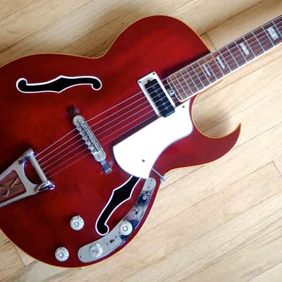 1968 Vox Apollo V266 Vintage Hollowbody Electric Guitar w/ Effects, Italy Eko Viper image 1