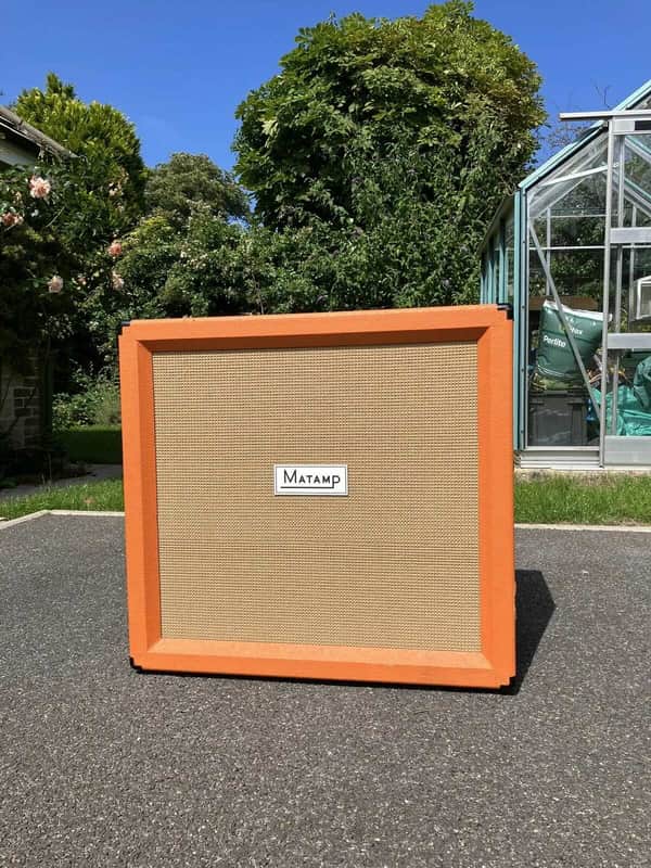 Matamp 4x12 Cabinet, Orange Tolex, Celestion G12T-100 ‘Hot 100’, 400 Watts image 1
