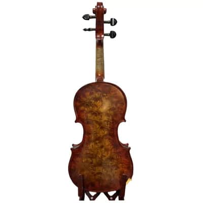 Strad style song maestro Bird's eye wood 4/4 violin,powerful and sweet sound image 4